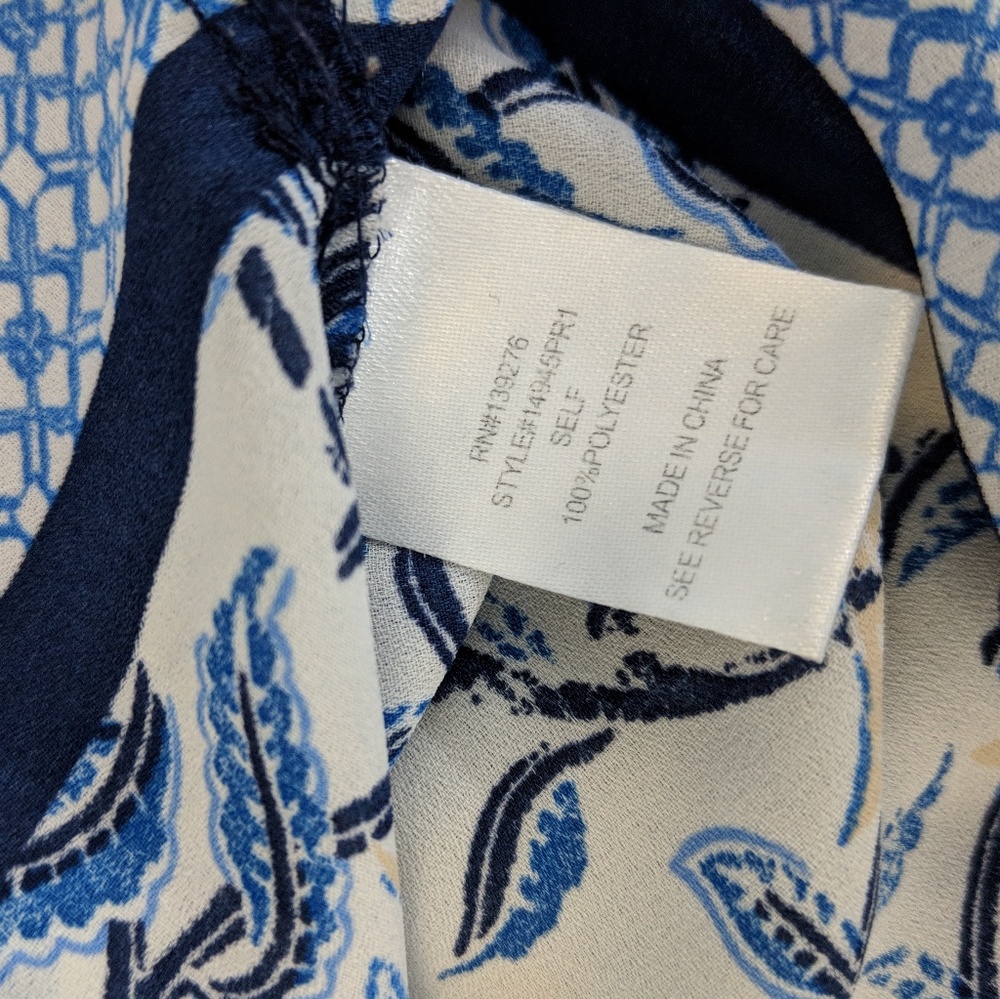 Daniel Rainn Crochet Trim Tunic Sz M - Picture 7 of 8